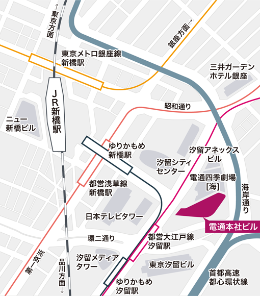 東京オフィスビル　拡大図